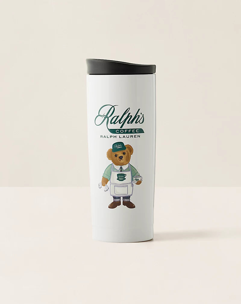 Ralph Lauren Ralph's Coffee Barista Polo Bear Tumbler 15oz 450ml