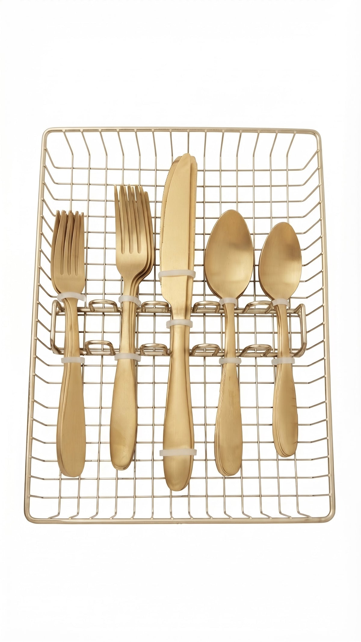 Bombay 21-Piece Flatware Set with Matching Holder