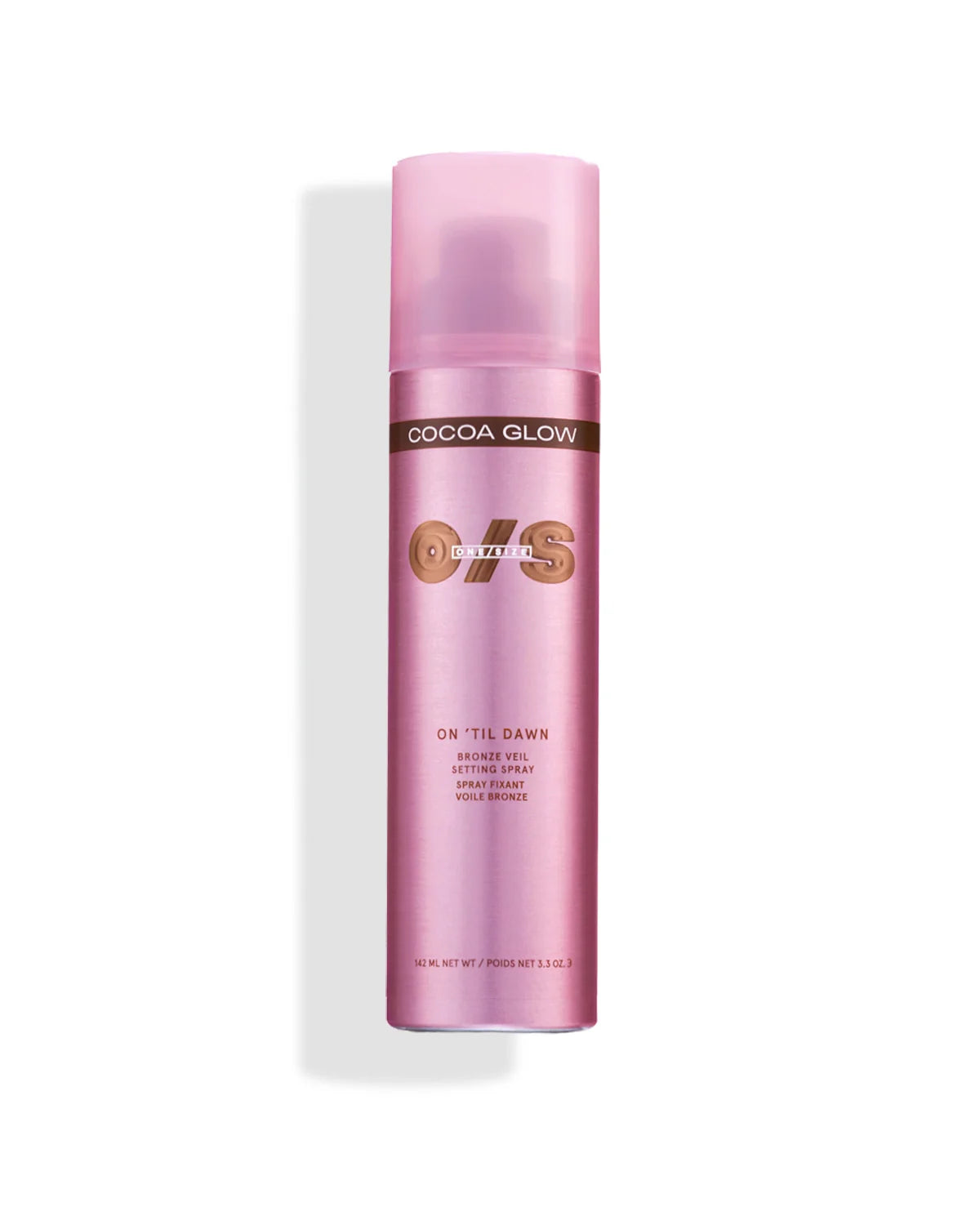 On ‘Til Dawn bronze veil seting spray cocoa glow