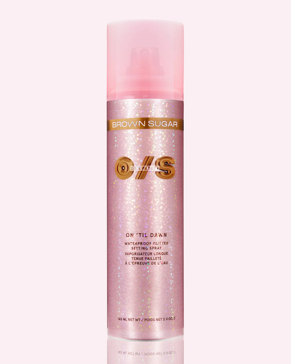 On ‘Til Dawn Waterproof Glitter Setting Spray – Brown Sugar