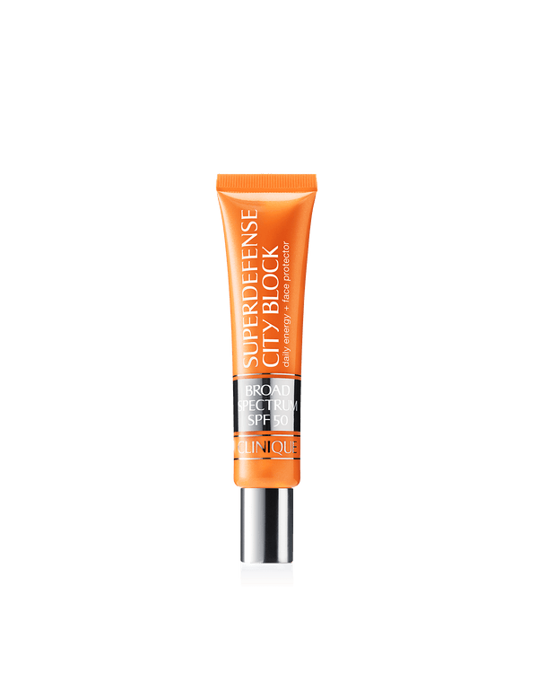 Superdefense™ City Block Broad Spectrum SPF 50 Daily Energy + Face Protector