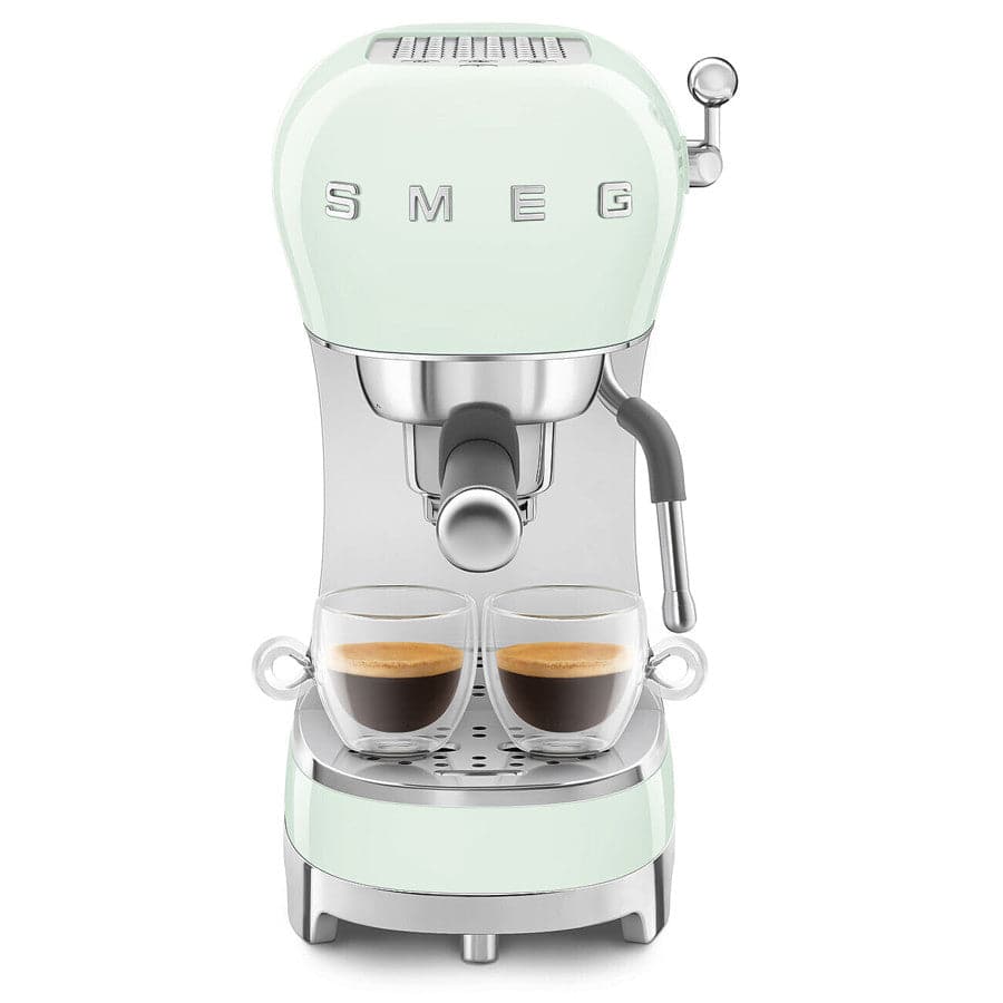 Mint Green Espresso Coffee Machine with Steam Wand