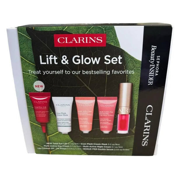 clarins lift & glow set