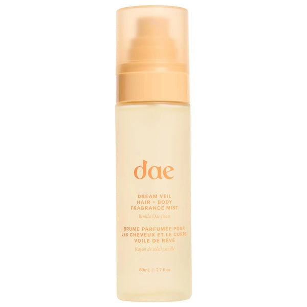 Dream Veil Hair & Body Fragrance Mist Vanilla Dae Beam with Candied Lemon and Praline