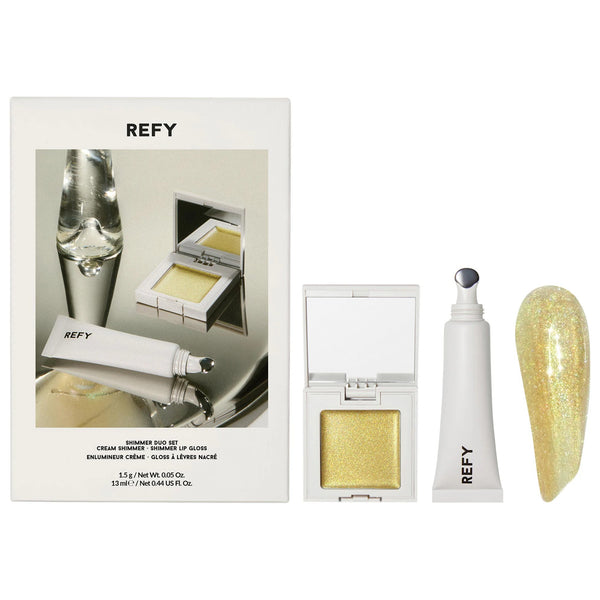 Shimmer Lip Gloss & Cream Highlighter Duo Gift Set
