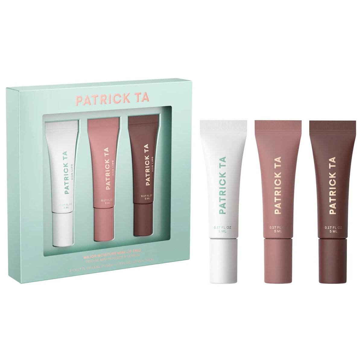 Mini Major Moisture Smoothing and Hydrating Tinted Lip Balm Trio Makeup Gift Set