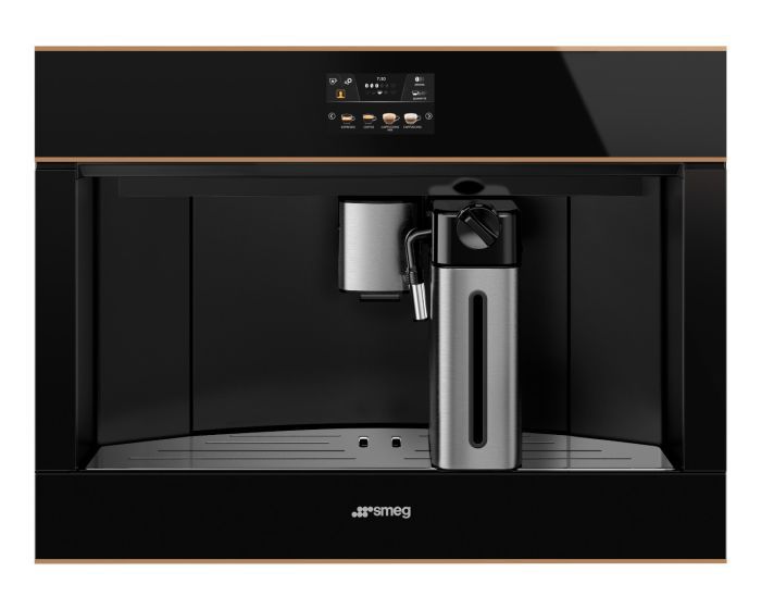 Smeg Dolce Stil Novo Aesthetic Automatic Built-in Espresso Coffee Machine, CMS4604NR