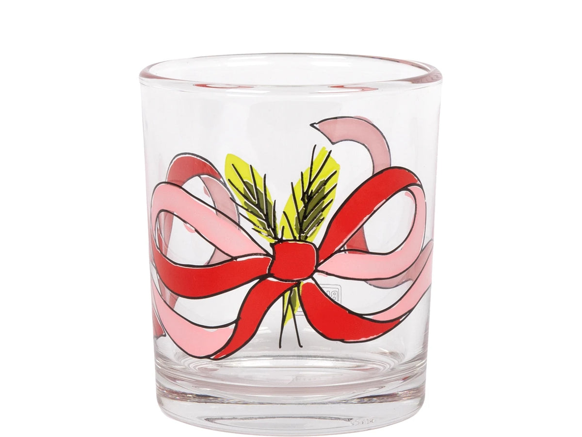 0.2-Liter Juice Glass with Christmas Bow