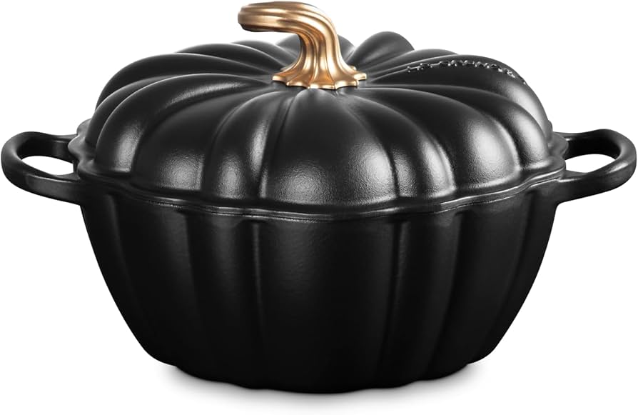 Le Creuset Enameled Cast Iron Signature Pumpkin Cocotte, 4 qt.