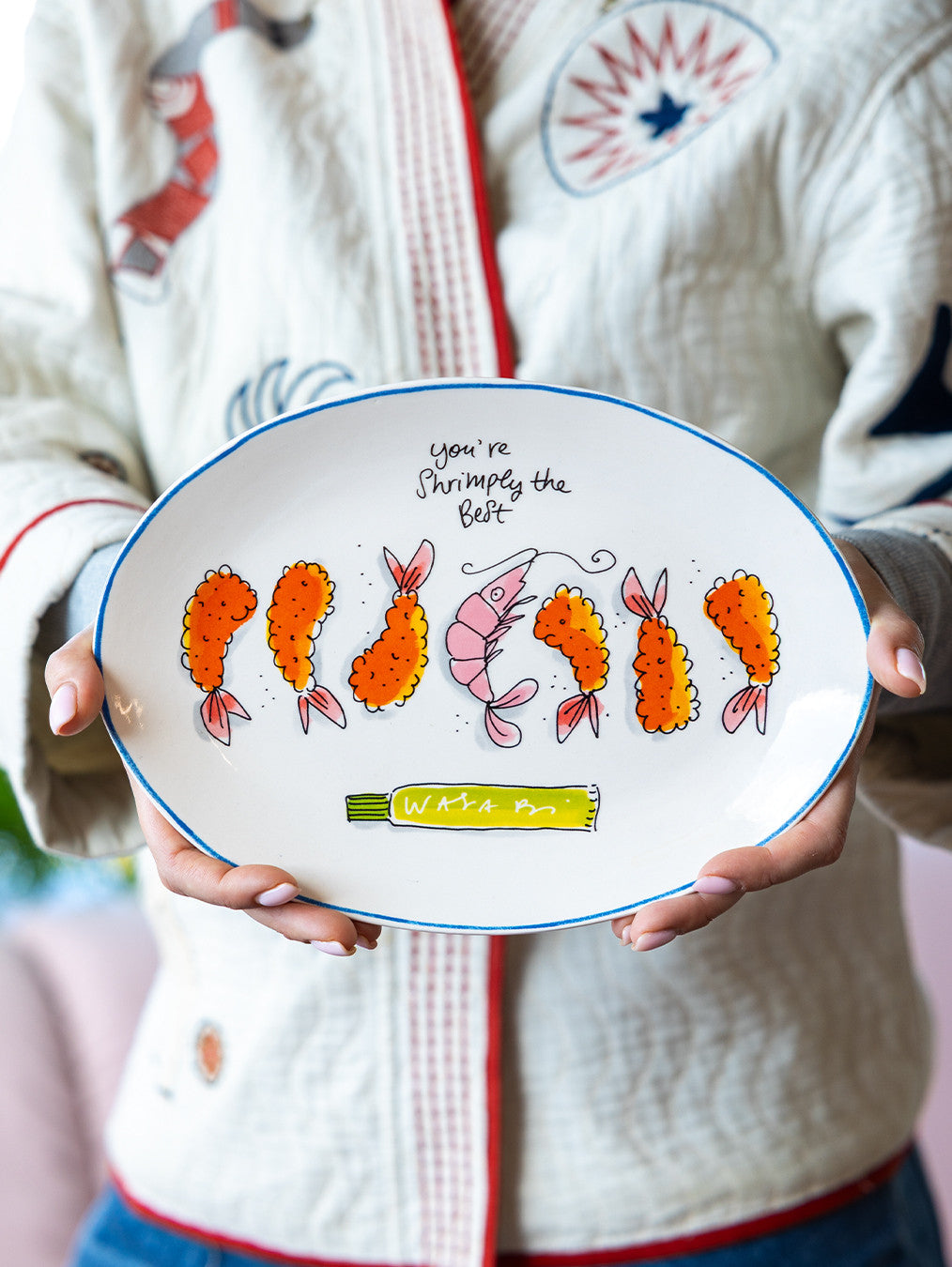 Blond Amsterdam Oval Plate 27cm Blond Sushi You're shrimply the best