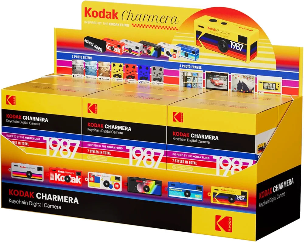 Kodak Charmera Digital Camera Key Set, Complete Sealed Box (6 Pieces)