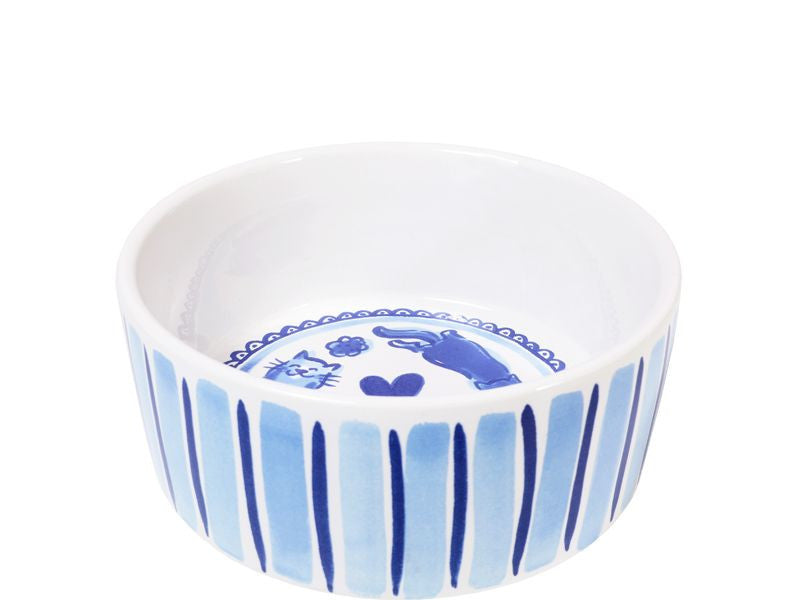 Feeding bowl 15.5cm Delft Blond Cat
