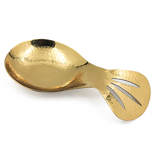 Metal Auura Gold SPOON REST HAMMERED