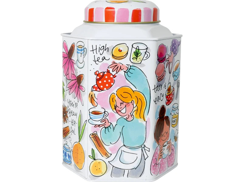 Tea Can Hexagon Time For Tea