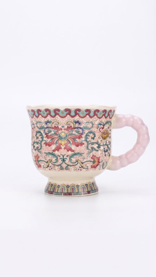 Enamel High Heeled Mug