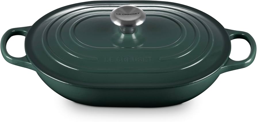 Le Creuset Enameled Cast Iron Oval Casserole with Lid, 3.75 qt.