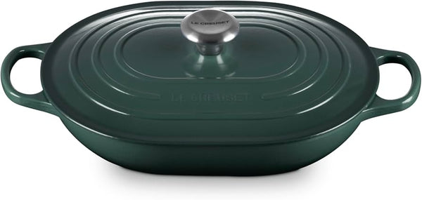 Le Creuset Enameled Cast Iron Oval Casserole with Lid, 3.75 qt.