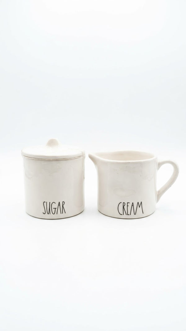 Rae Dunn Cream and Suger Set