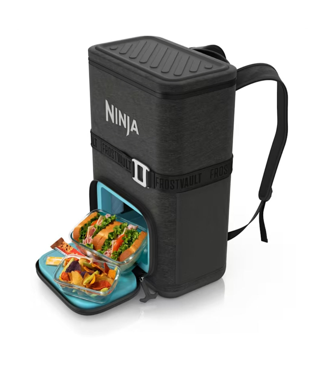 Ninja Outdoor FrostVault™ Go 24-Can Backpack Soft Cooler with Cold Dry Zone