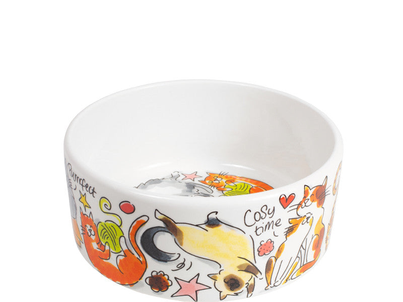 Feeding bowl 15.5 cm Cat Love