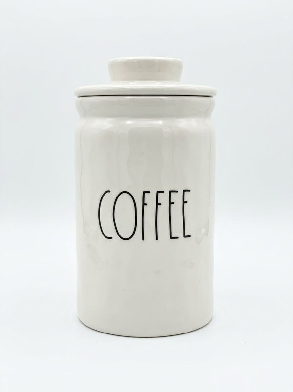 Rae Dunn "COFFEE" Ceramic Jar