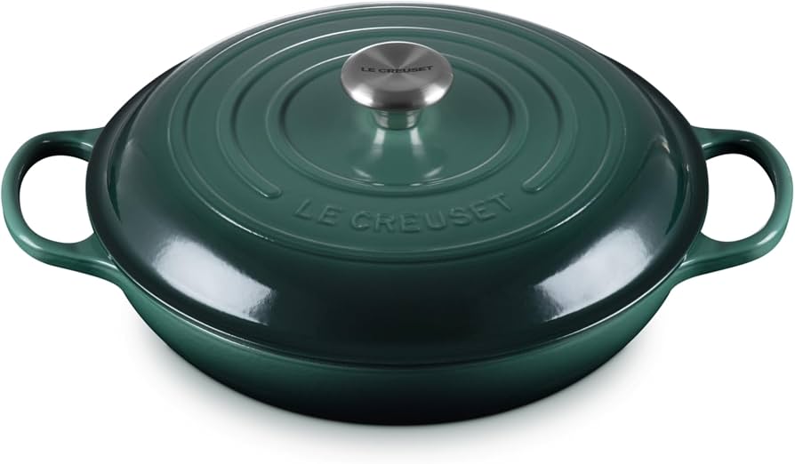Le Creuset Enameled Cast Iron Signature Braiser, 3.5 qt.