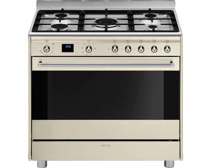 Smeg Concert Combination Cooker, 90 cm, SSA91MAP2