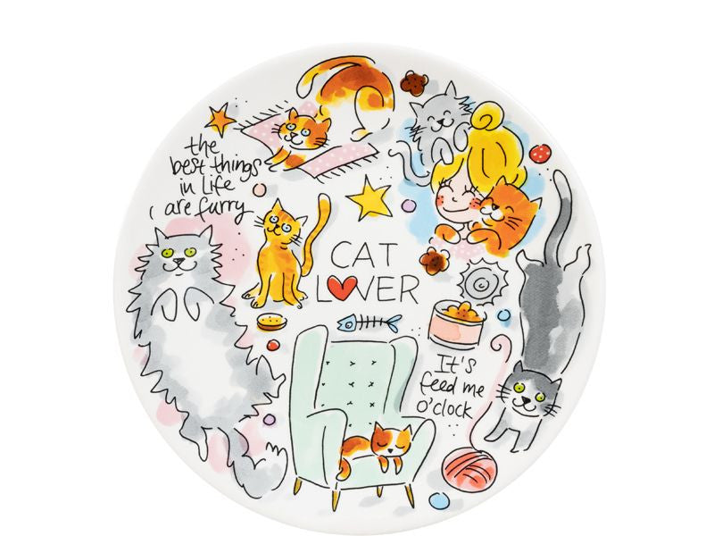Plate 22cm Animal Catlover