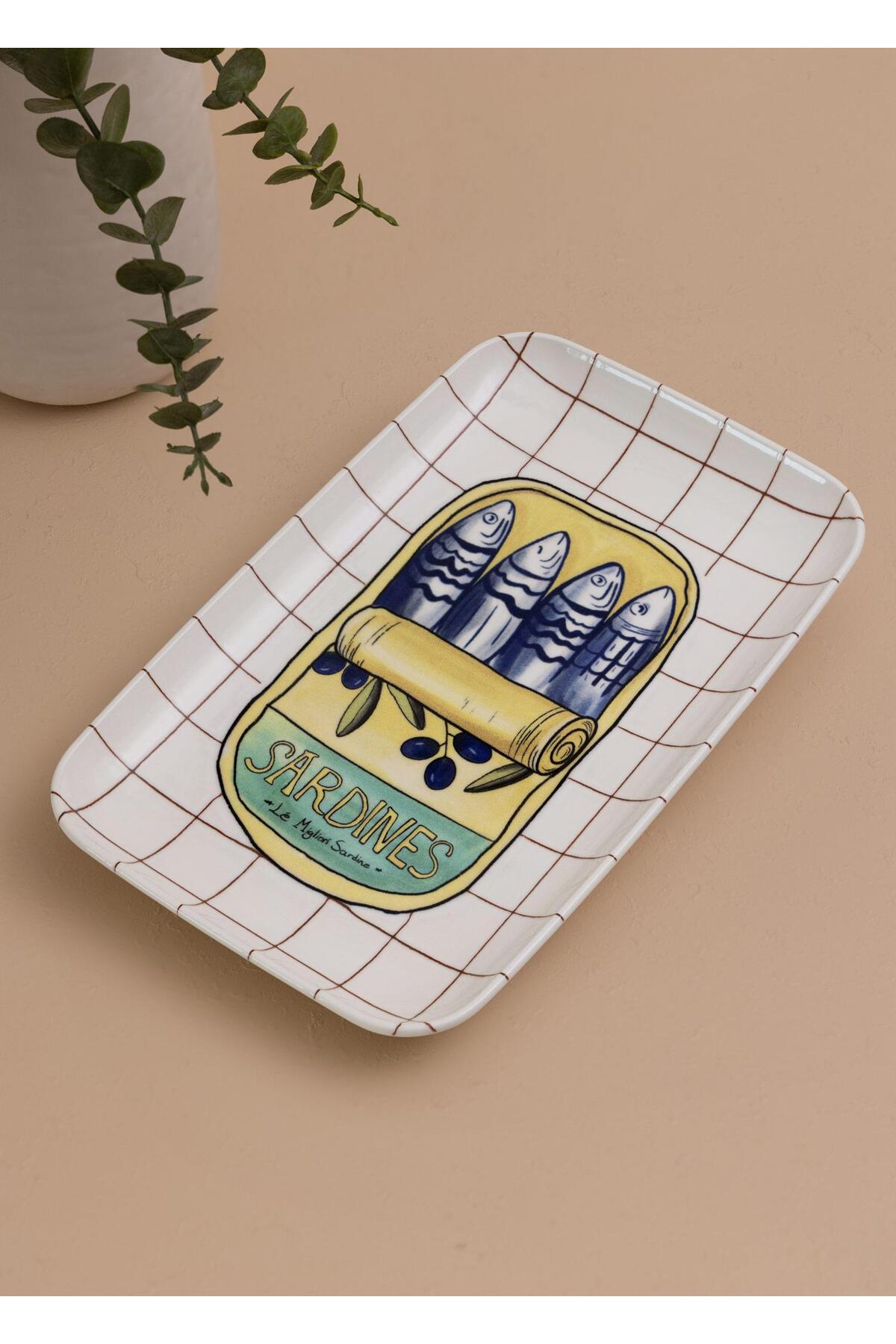 The Mia Italian Summer Rectangular Serving Plate 31x20 cm