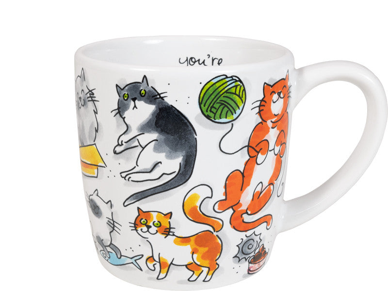 Cappuccino cup 0.5L Animal Cats