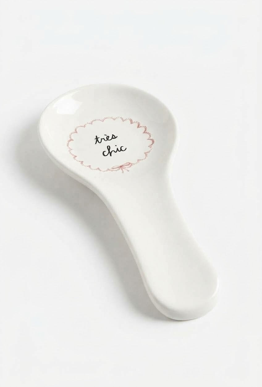 Rae Dunn"très chic" Spoon Rest