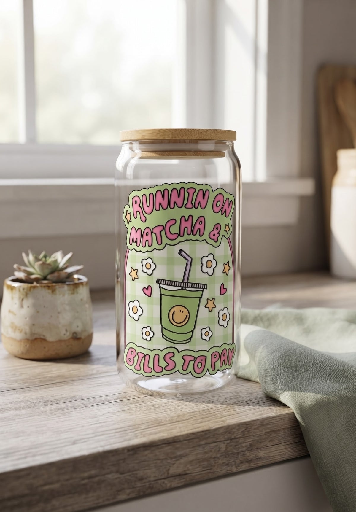 Transparent Matcha Cup