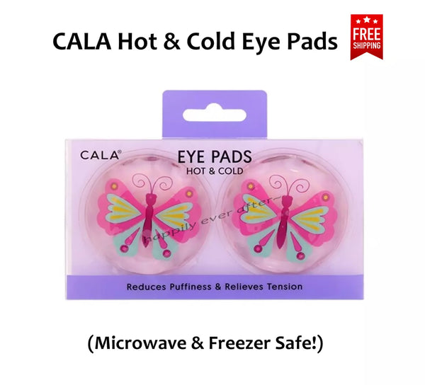 CALA Eye Pads, HOT & COLD EYE PADS (Butterfly) Microwavable & Freezable