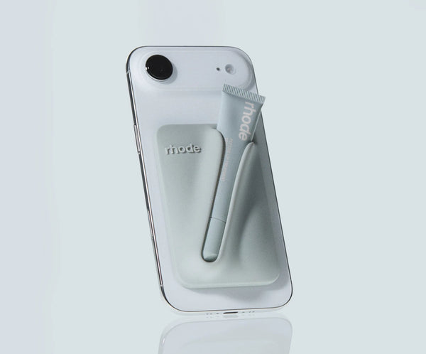 snap on lip case gray
