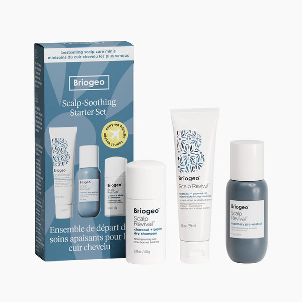 Scalp Revival™ Moisture + Detox + Refresh Minis Kit for Dry, Flaky Scalp