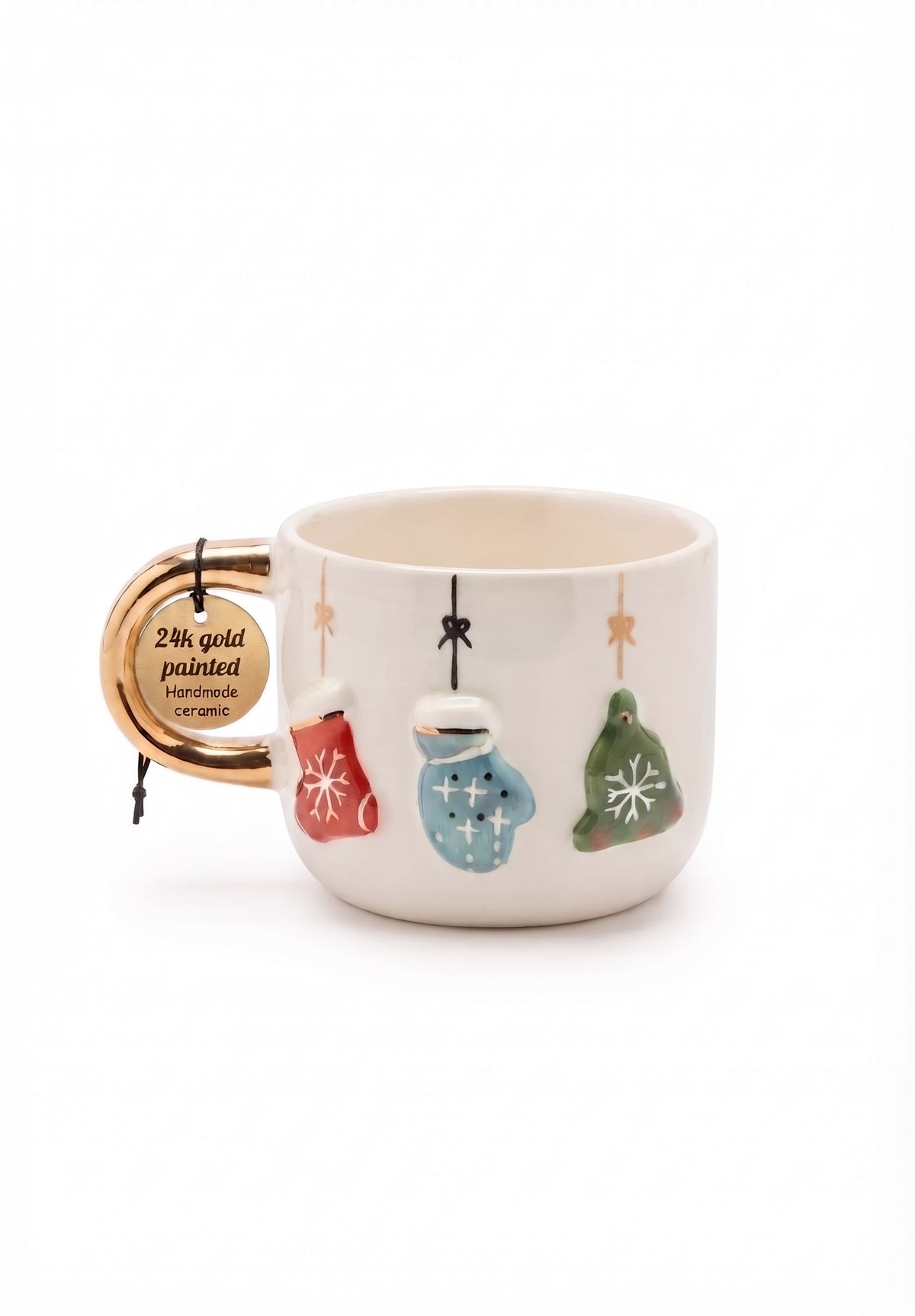 Sofie Home Winter Mittens Holiday Ceramic Mug