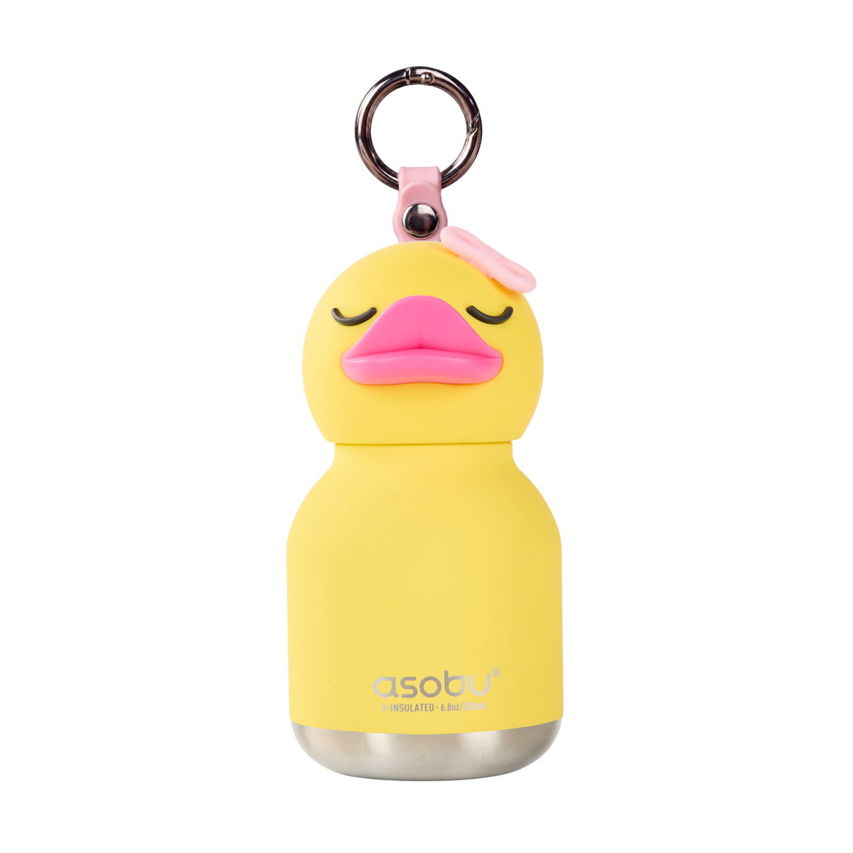 asobu Mini Bestie Water Bottle, Cute Collectible Character, Stainless Steel
6.7 oz, Leak Proof Seal, Spill Resistant, BPA Free Materials, Dishwasher Safe, Reusable Straw Included, Great Gift Idea