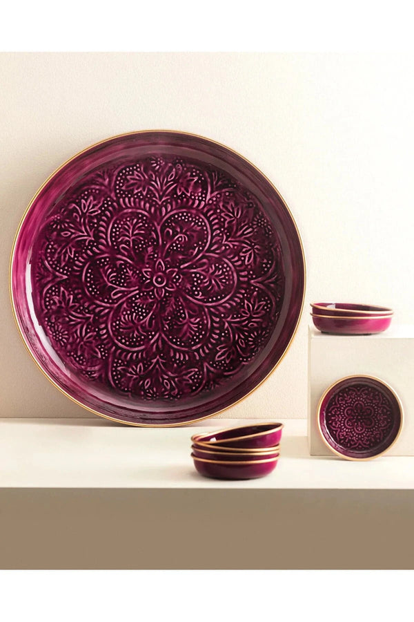 Madame Coco Rosalie Plate Set