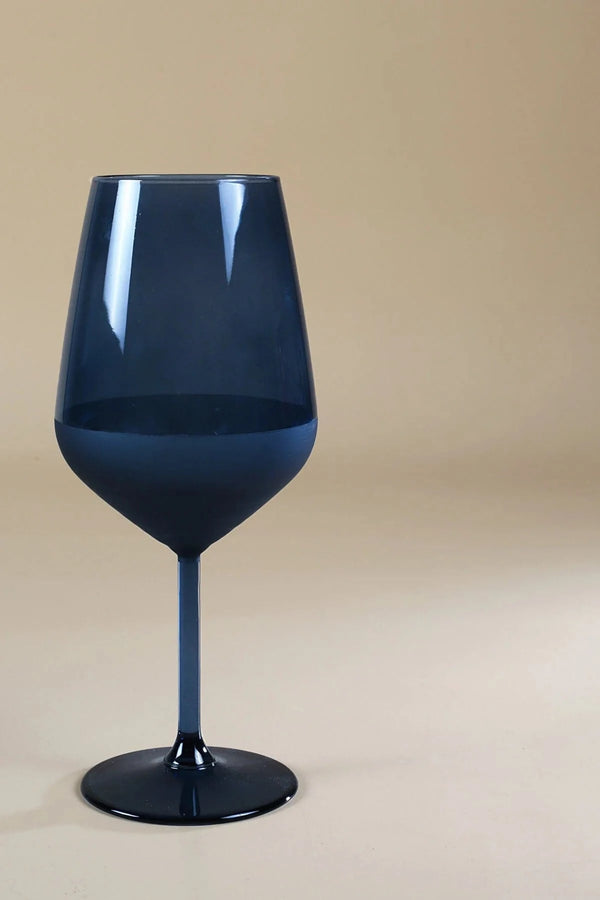 Rakle Matte Set of 6 Water Glasses Blue 490 cc