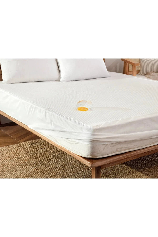 Madame Coco Clarte Liquid Proof Fitted Double Bed Mattress Mattress - White