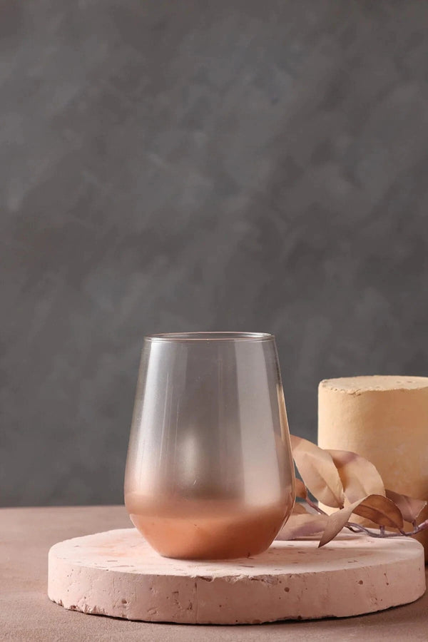 Rakle Glow Set of 6 Water Glasses Rose 425 cc