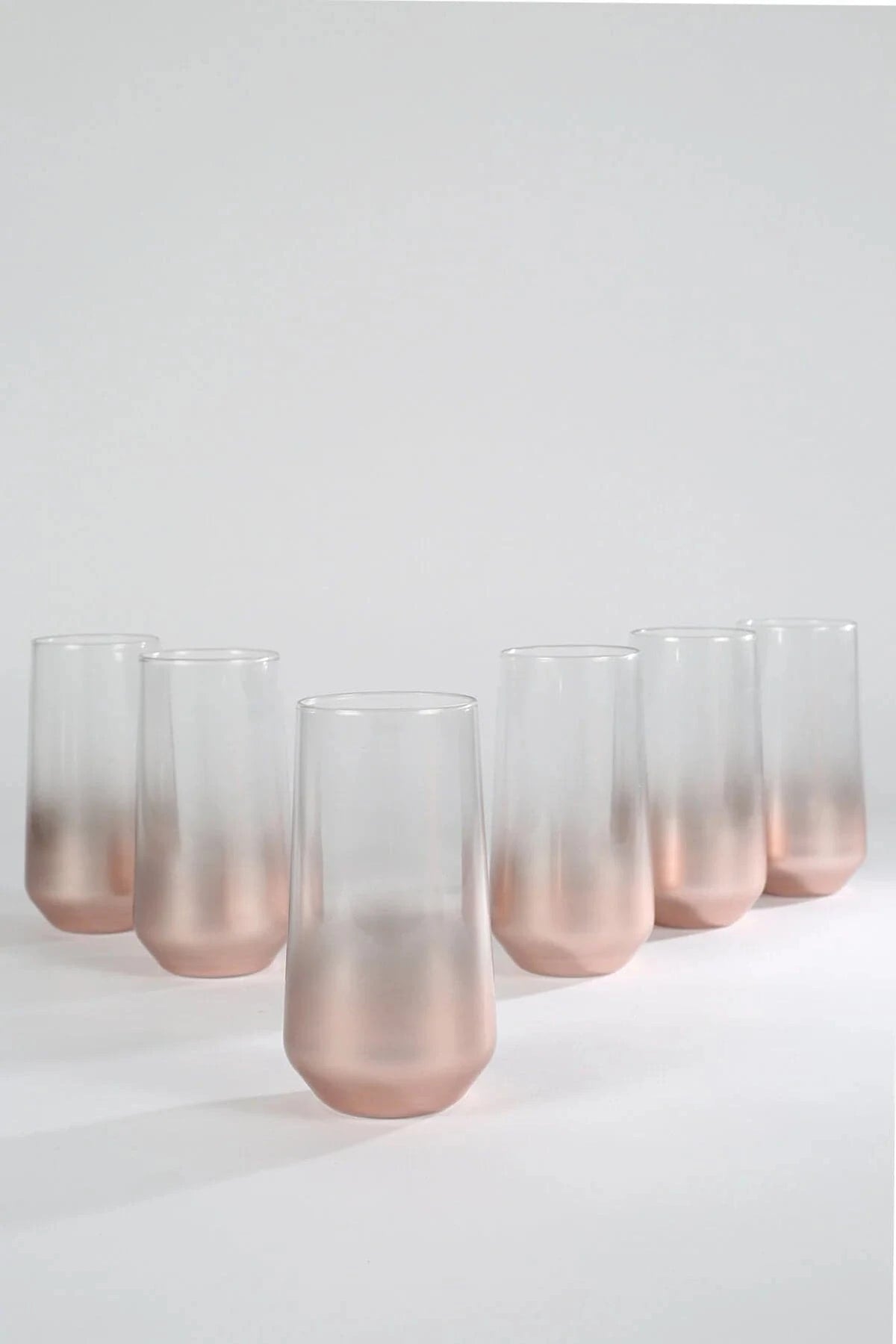 Rakle Glow Set of 6 Soft Drink Glasses Rose Gold