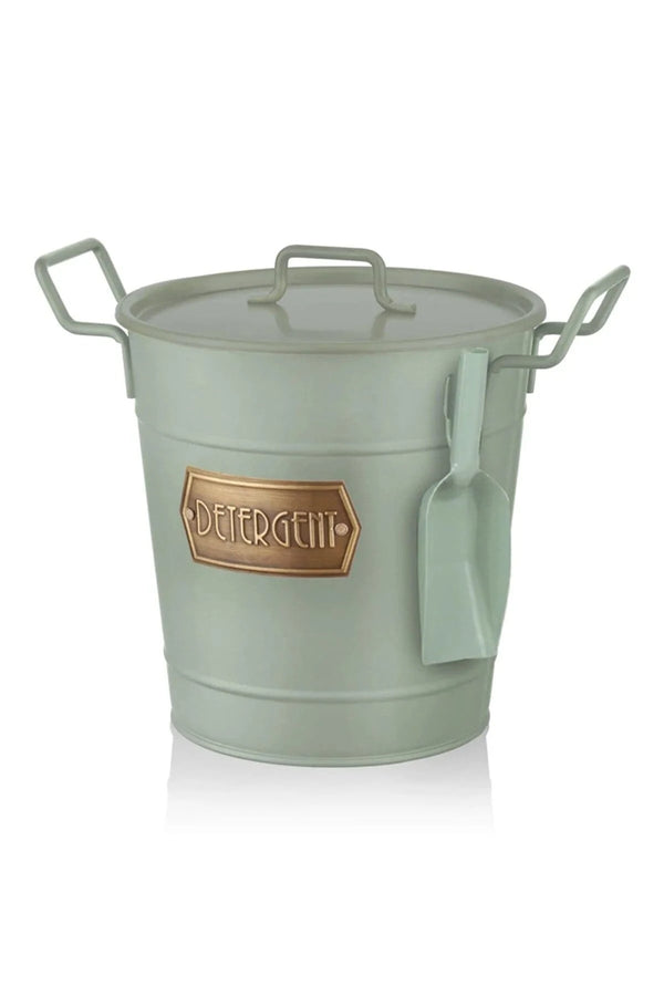 The Mia 33x24cm Detergent & Storage Bucket Green