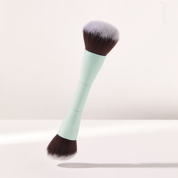 double ended cream face brush