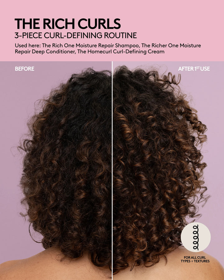 The Rich Curls 3-Piece Curl-Defining Routine.