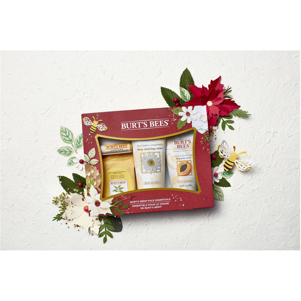 Burt's Bees Face Essentials Holiday Gift Set, 4 pc