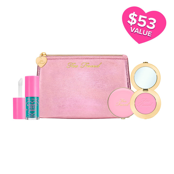 Cloud Crush Blush & Kissing Jelly Lip Oil Set