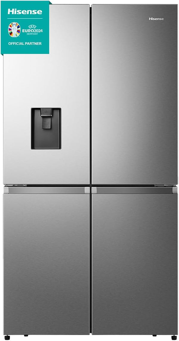 Hisense French Door Refrigerator 749 Liters Digital Control Silver Model RQ749N4ASU -1 Years Full & 5 Years Compressor Warranty.