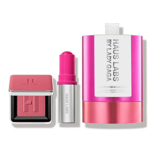 COLOR FUSE INNOVATION GLASSY BALM + POWDER BLUSH DUO