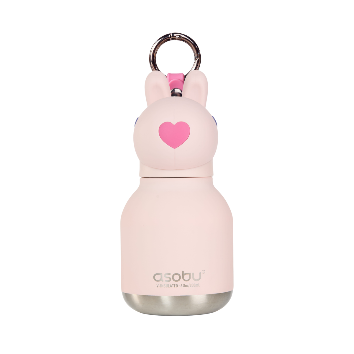 asobu Mini Bestie Water Bottle, Cute Collectible Character, Stainless Steel
6.7 oz, Leak Proof Seal, Spill Resistant, BPA Free Materials, Dishwasher Safe, Reusable Straw Included, Great Gift Idea